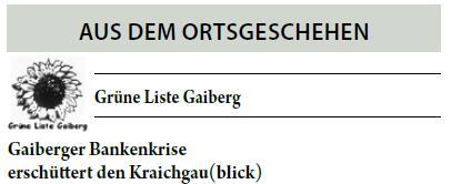 Gemeindenachrichten 18.08.23
